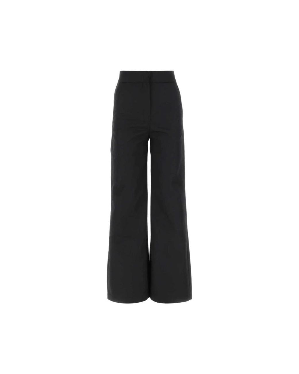 Palm Angels Black Wide Trousers