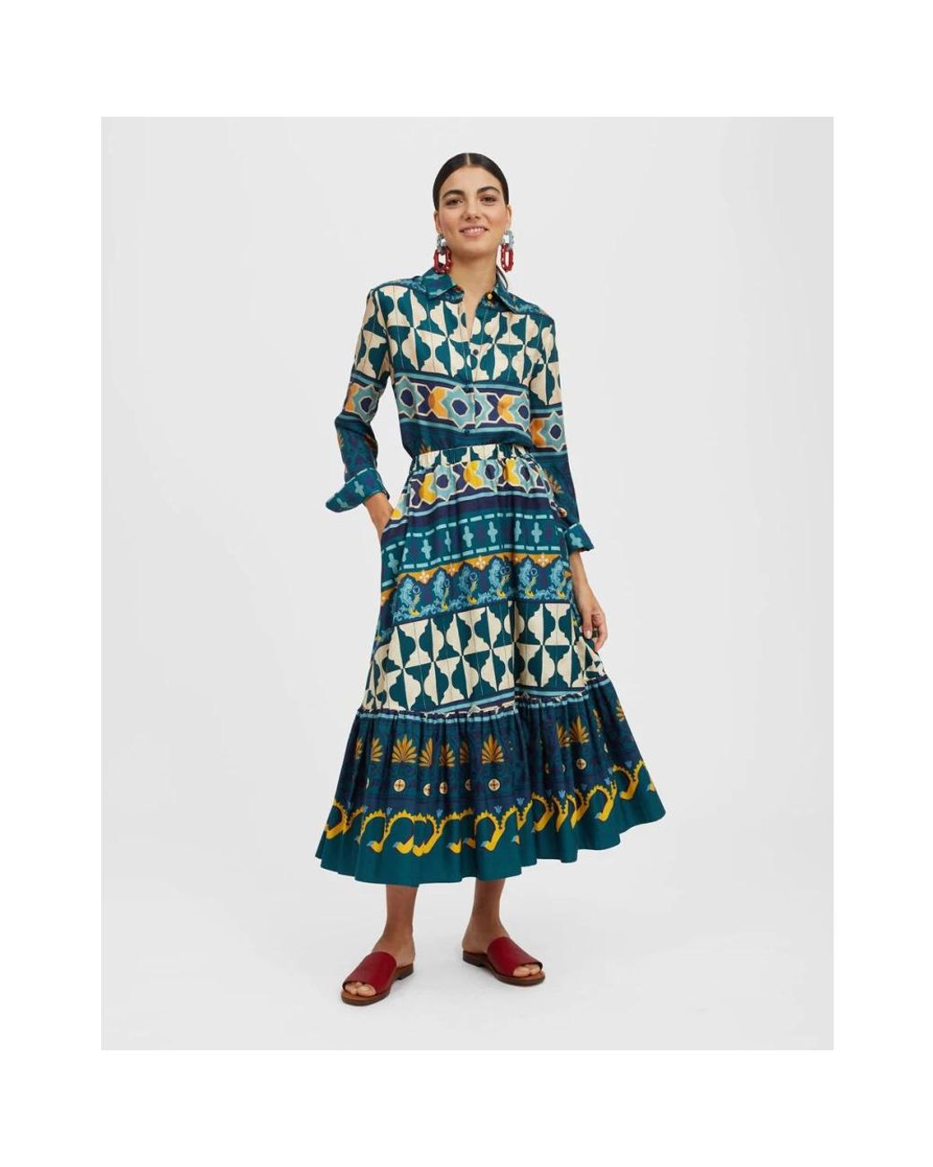 Midi Skirts LaDoubleJ de color Blue