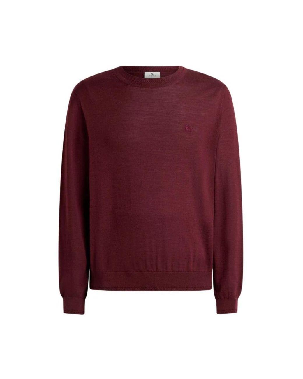Etro Purple Round-Neck Knitwear for men