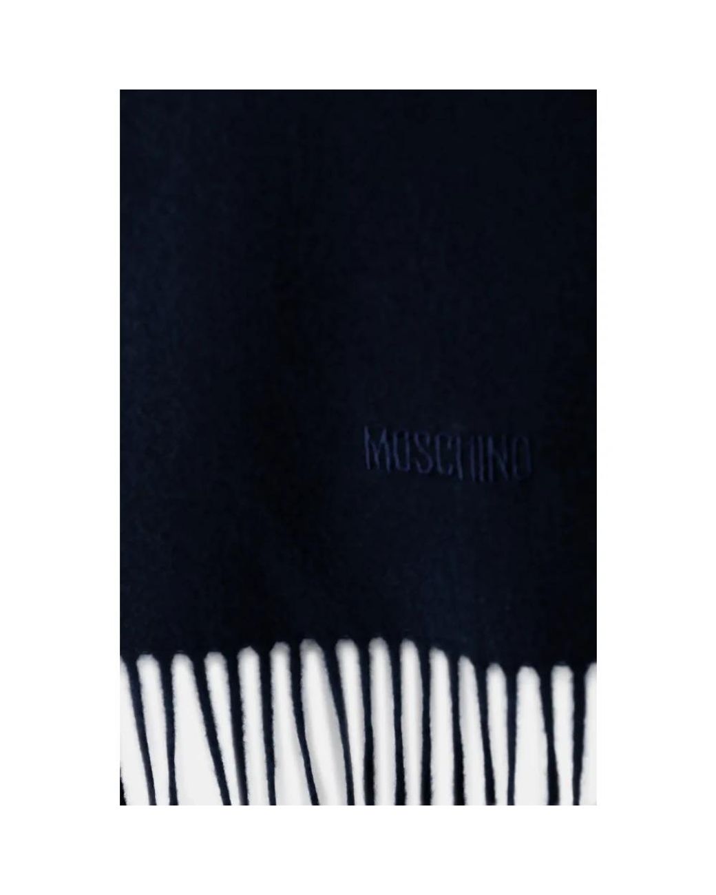 Moschino Wollschal in Blue für Herren