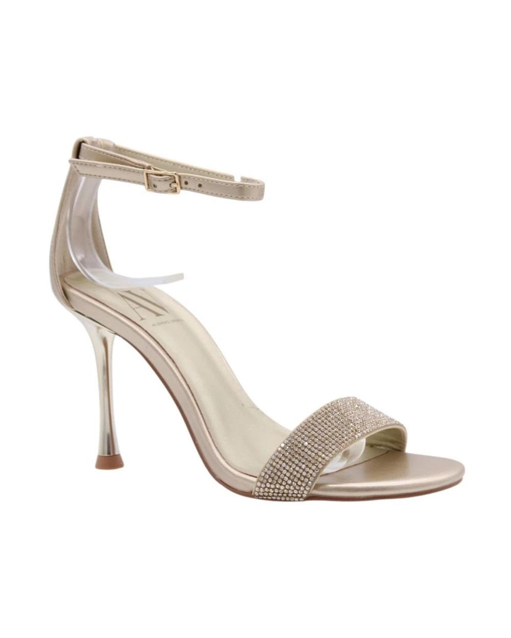 Albano White High Heel Sandals