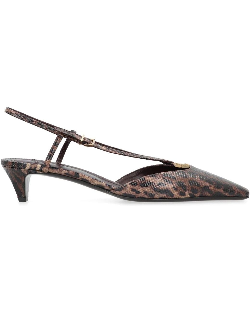 Fendi Ffold Slingback in het Brown