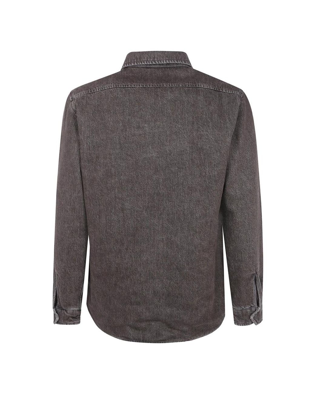 Aspesi Doppia Hemd in Gray für Herren