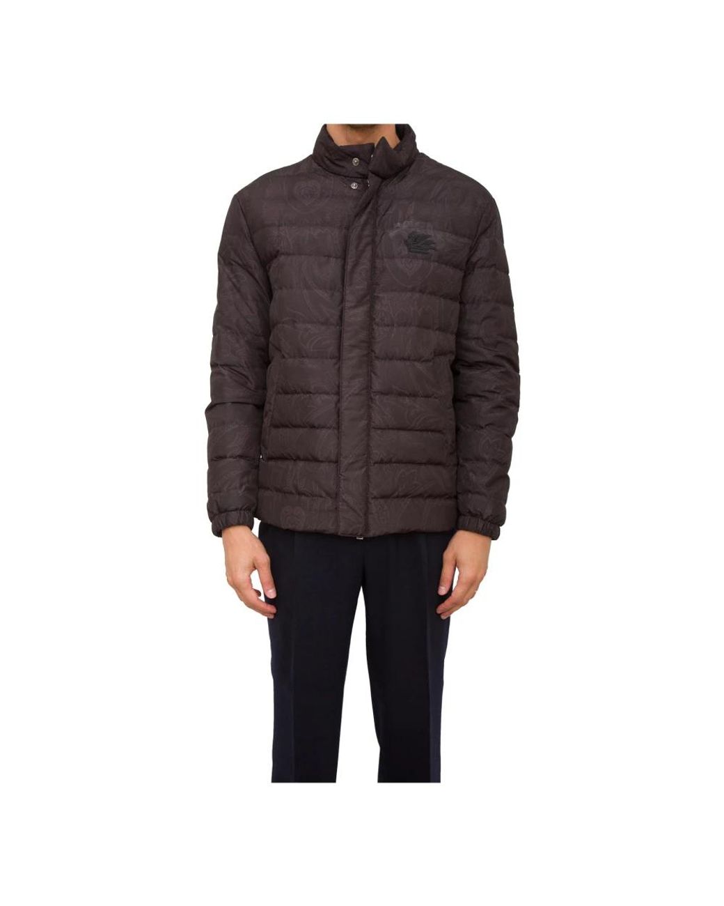 Etro Jassen ,Zwart ,Polyester Reis Donzen Jas in het Black voor heren