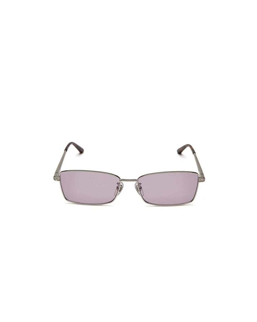 Furla Gray Rechteckige Metallsonnenbrille