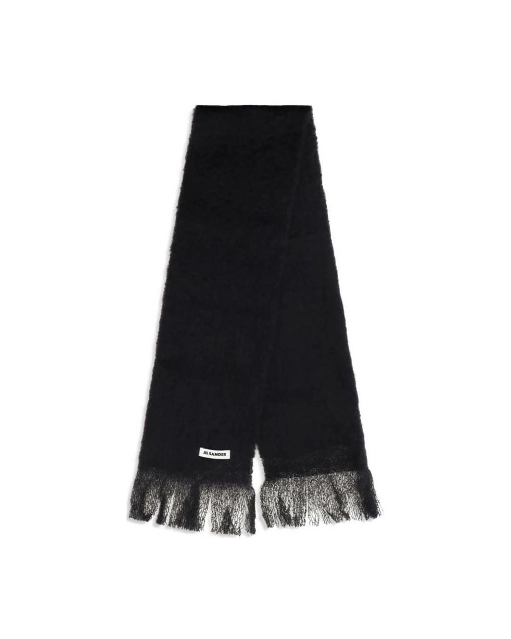 Jil Sander Black Winter Scarves