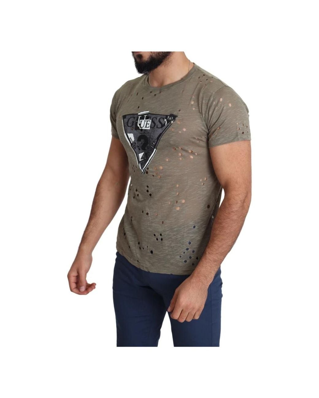 Guess Gray T-Shirts for men