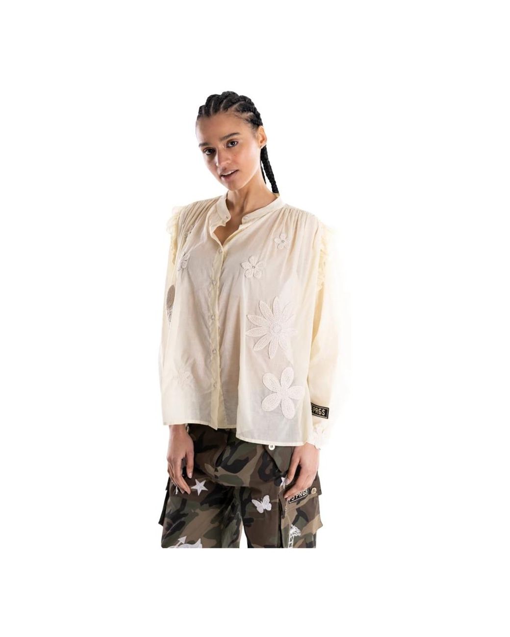 5 PROGRESS Camicia in het Natural