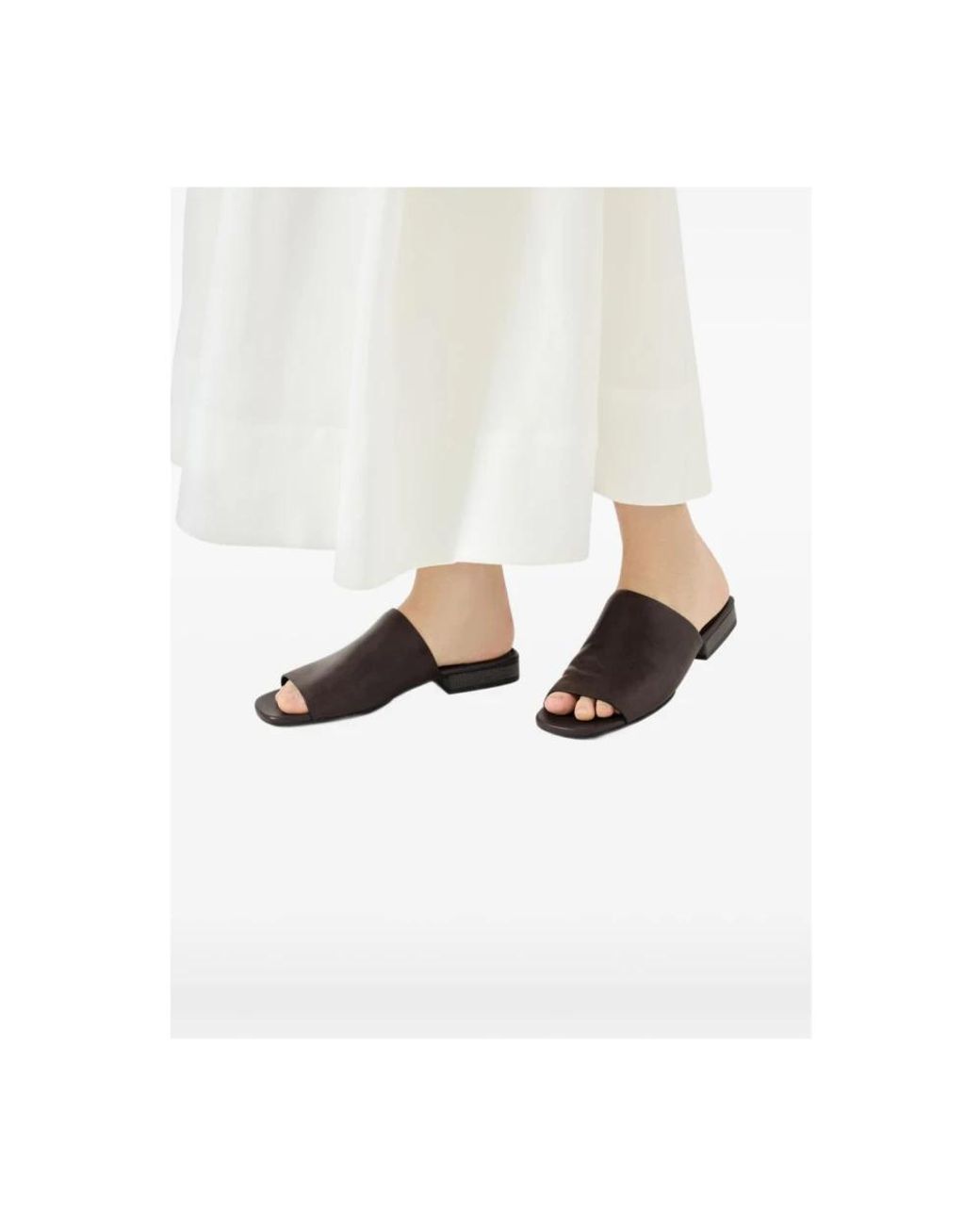 Brunello Cucinelli Brown Sliders