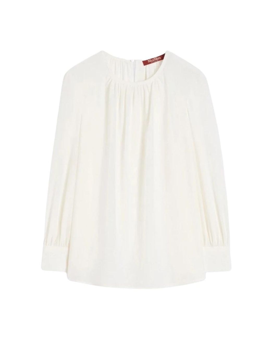 Max Mara White Blouses
