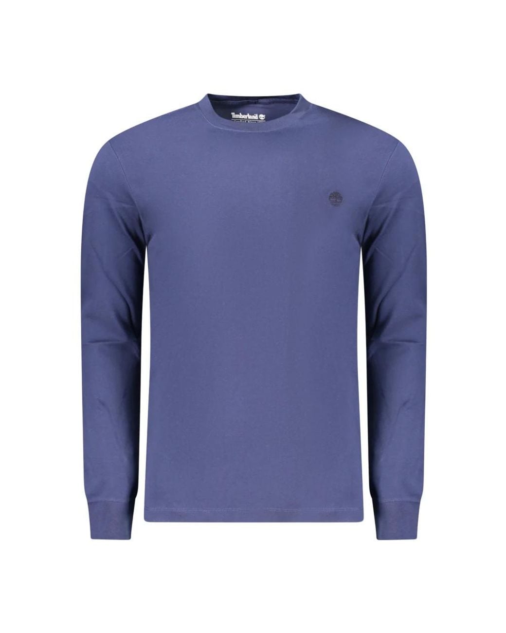 Timberland Blue Long Sleeve T-Shirts for men