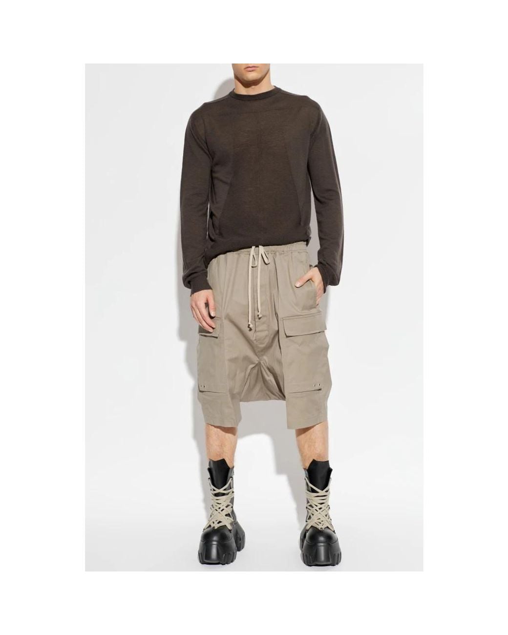 Rick Owens Brown Round-Neck Knitwear for men