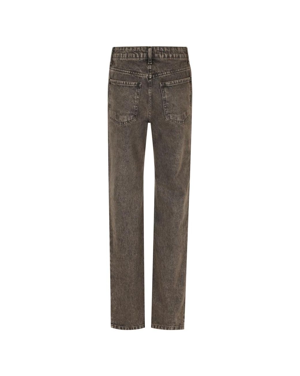 FEDERICA TOSI Gray Straight Fit Jeans