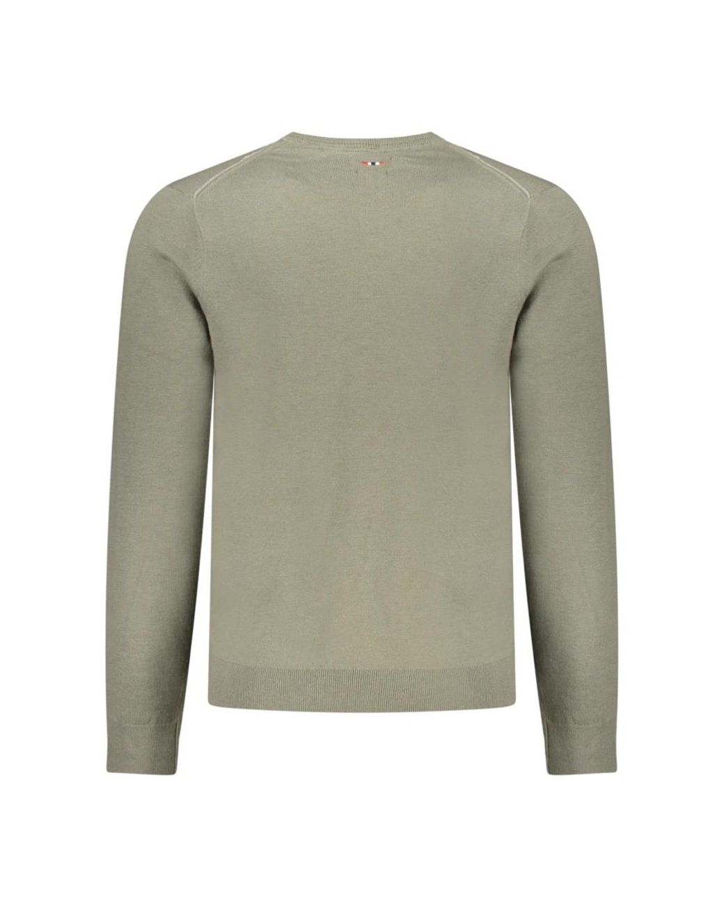 Napapijri Green Round-Neck Knitwear for men