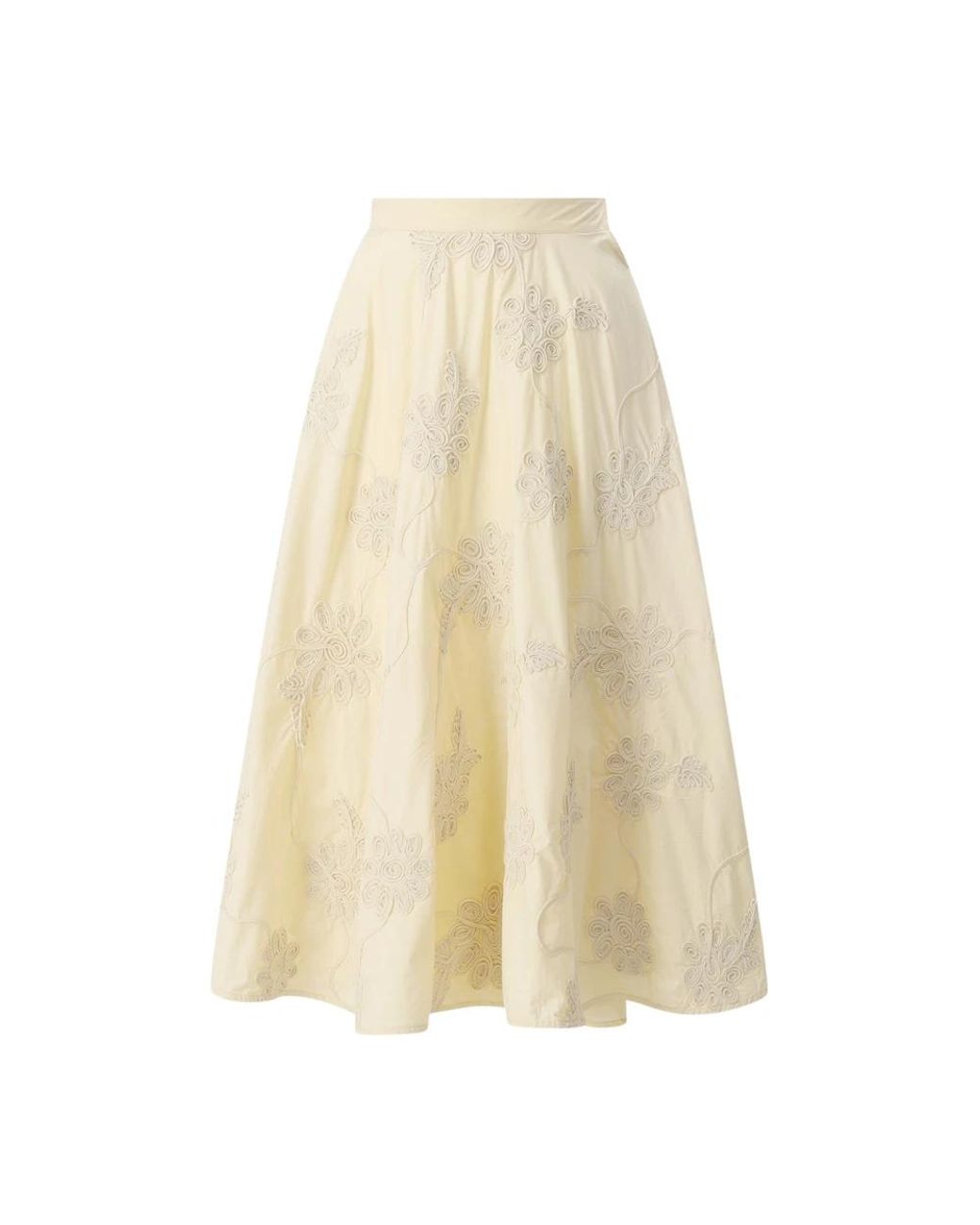 ROTATE BIRGER CHRISTENSEN Natural Maxi Skirts