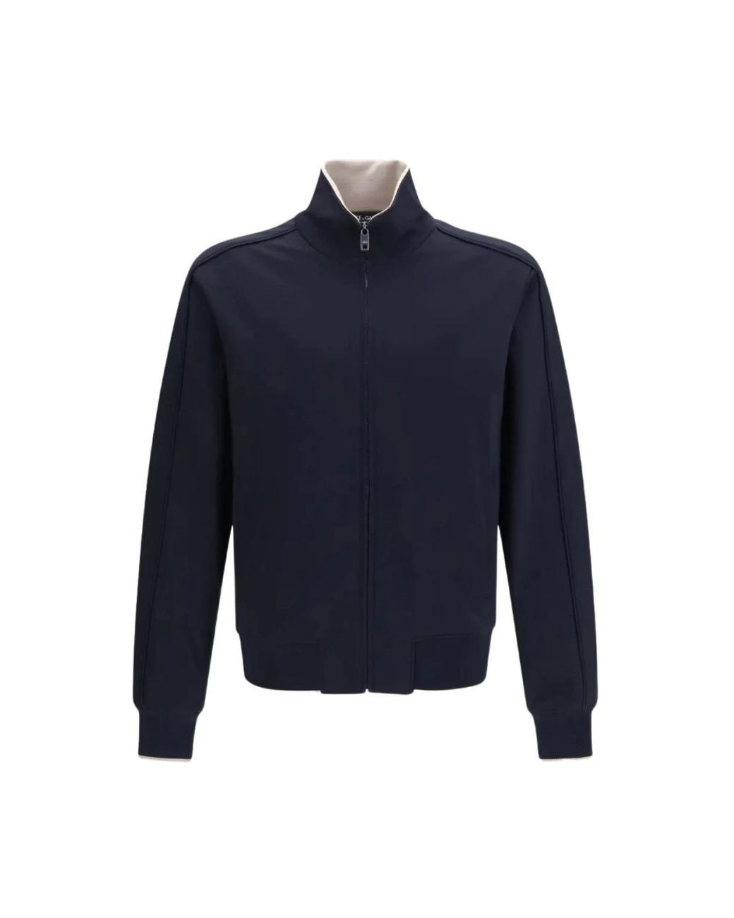 Dolce & Gabbana Zipjack Met Zijstrepen in het Blue voor heren