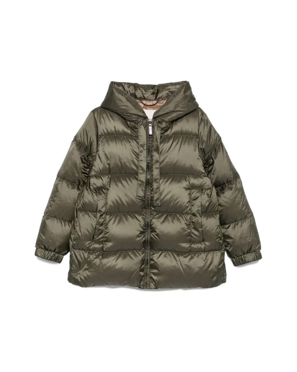 Max Mara Green Down Jackets
