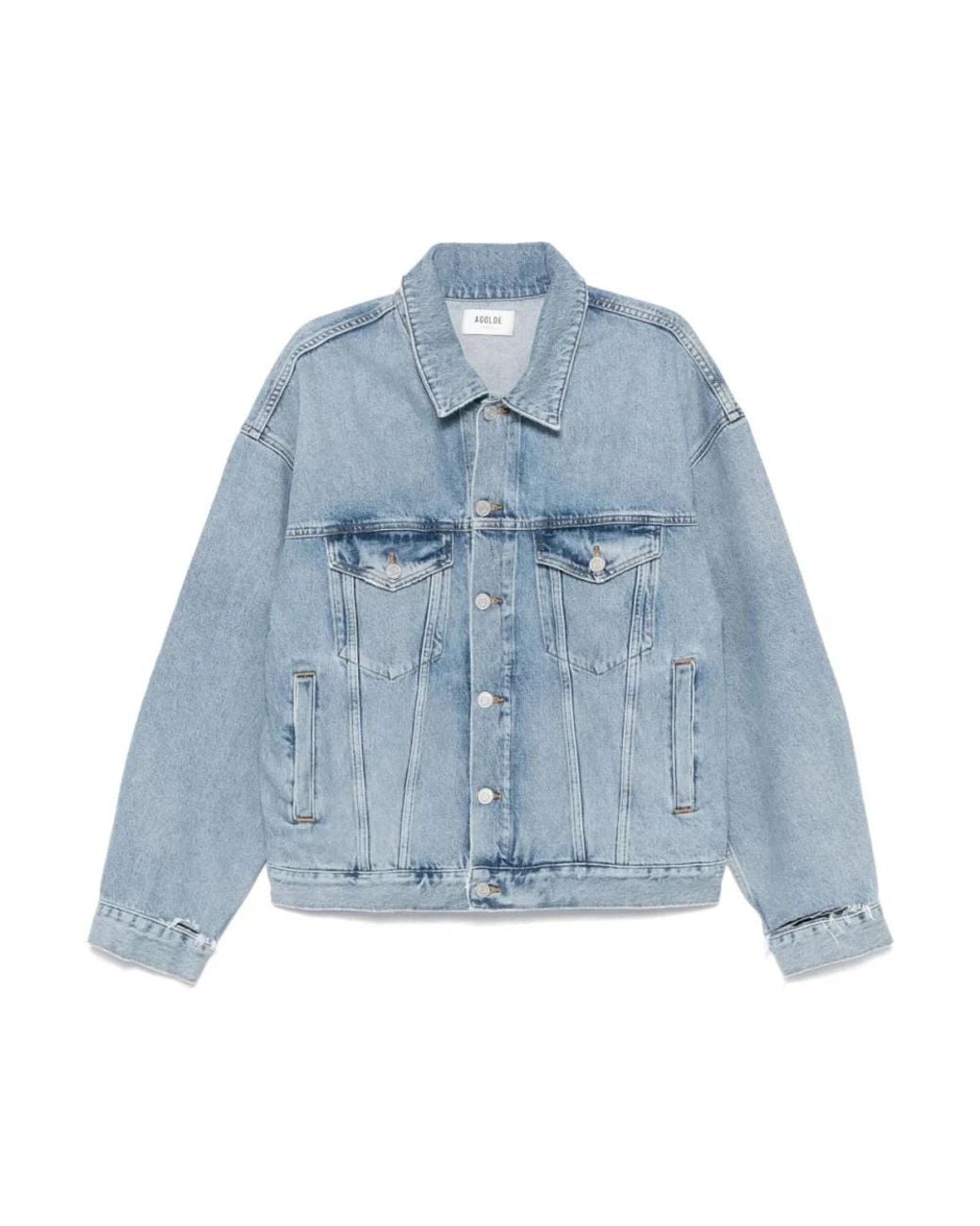 Agolde Blue Denim Jackets for men