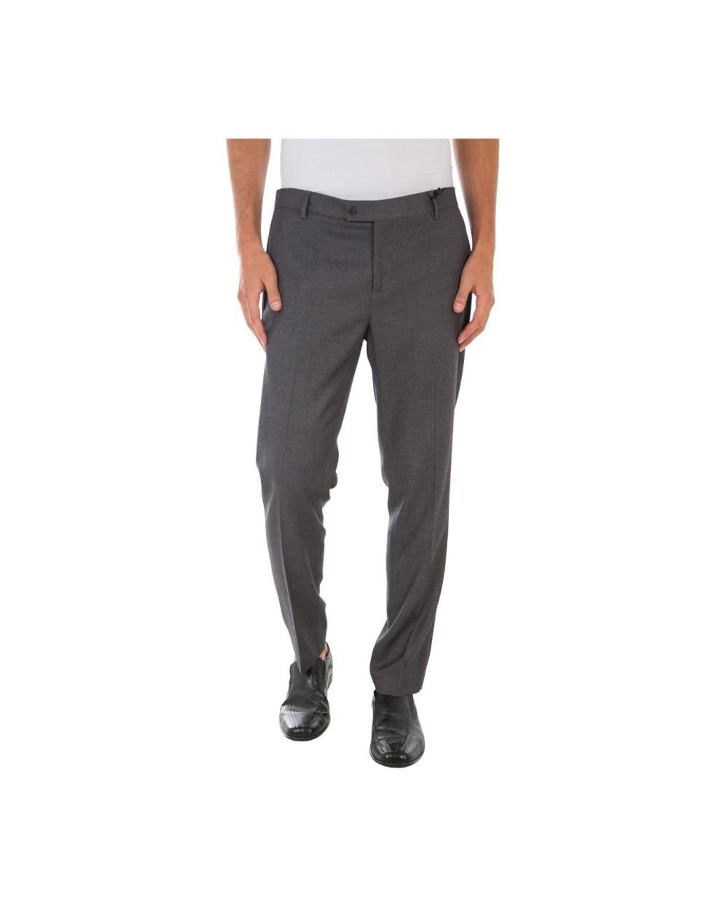 Daniele Alessandrini Gray Suit Trousers for men