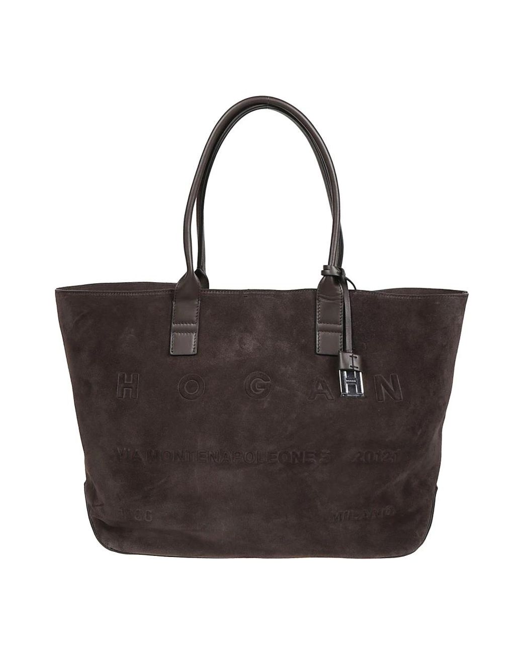 Hogan Black Shopping Bags