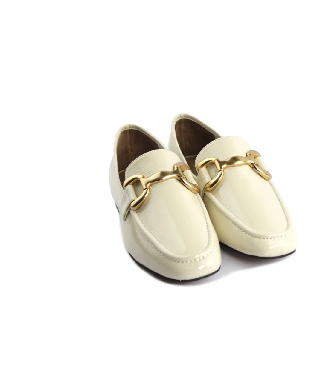 Bibi Lou White Loafers