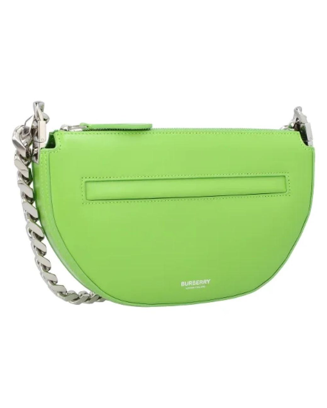 Burberry Green Shoulder Bags