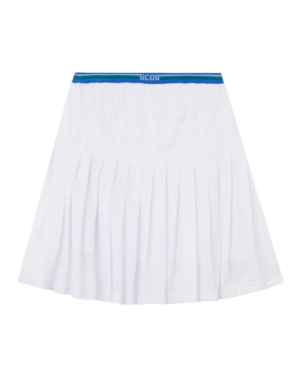 Gcds Rokken ,Wit ,Polyester Plissirok in het White
