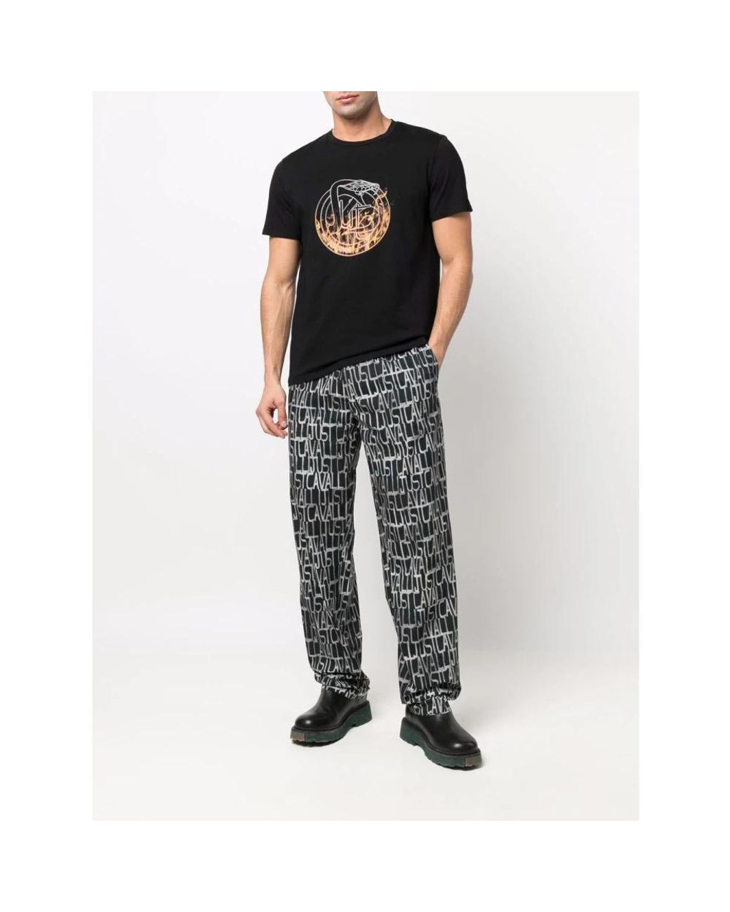 Just Cavalli Black T-Shirts for men