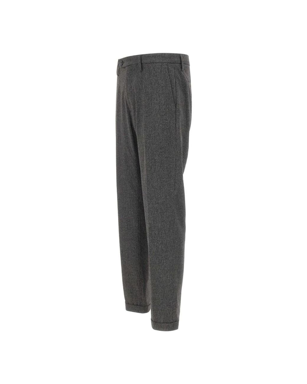 Re-hash Gray Slim-Fit Trousers for men