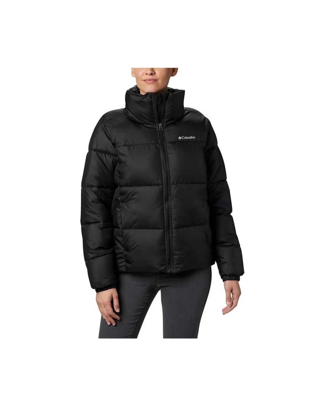 Columbia Jassen ,Zwart ,Leer Puffect Ii Full Zip Jacket in het Black