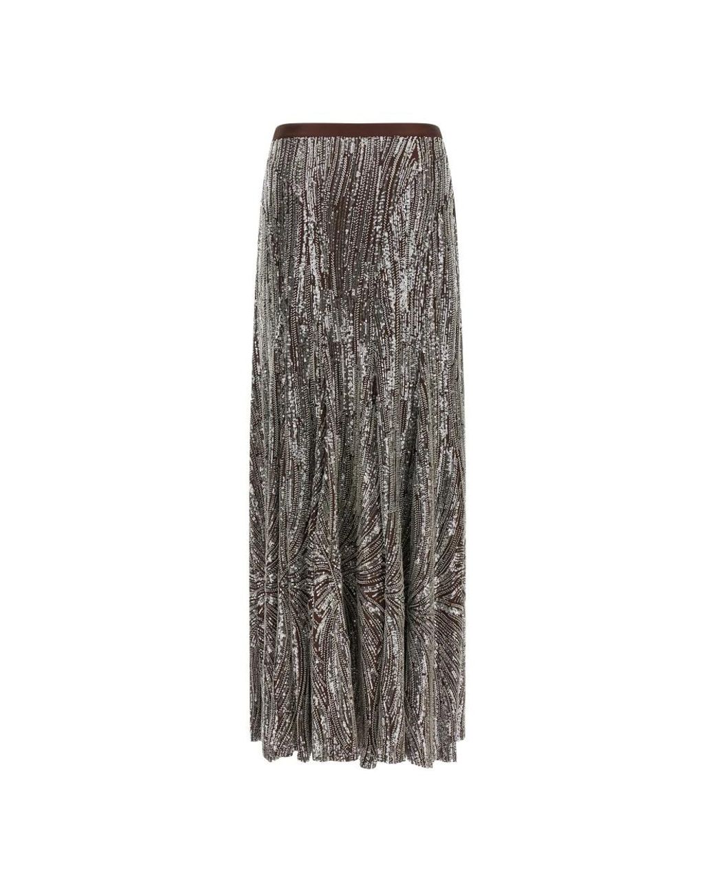 Rabanne Gray Maxi Skirts