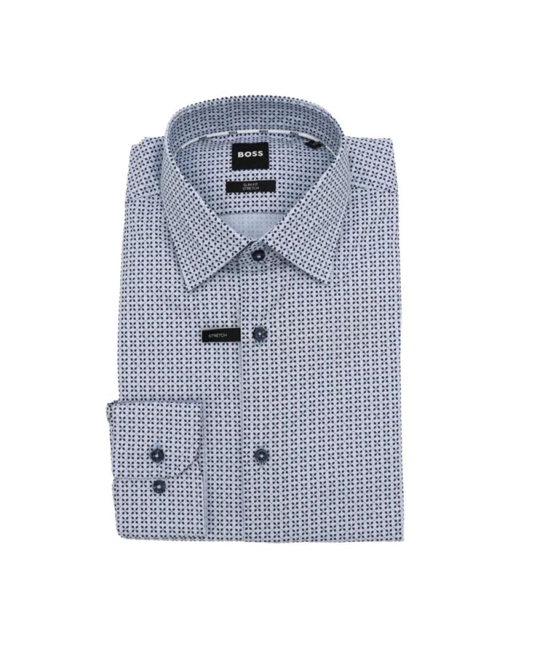 Boss Blue Casual Shirts for men
