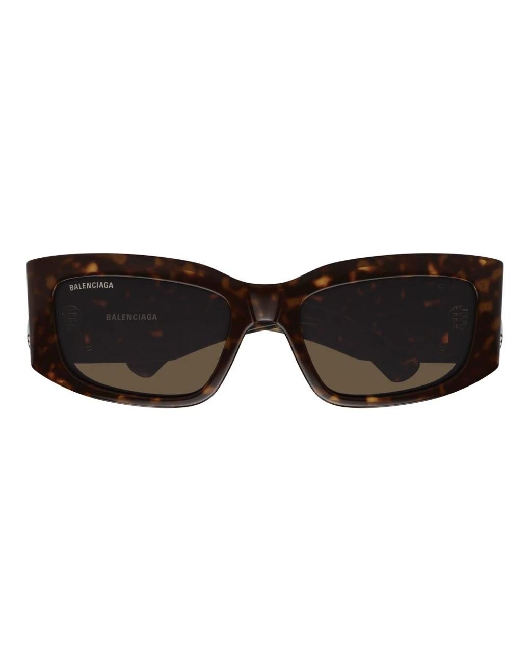 Balenciaga Brown Sleek Sunglasses With Stylish Frame