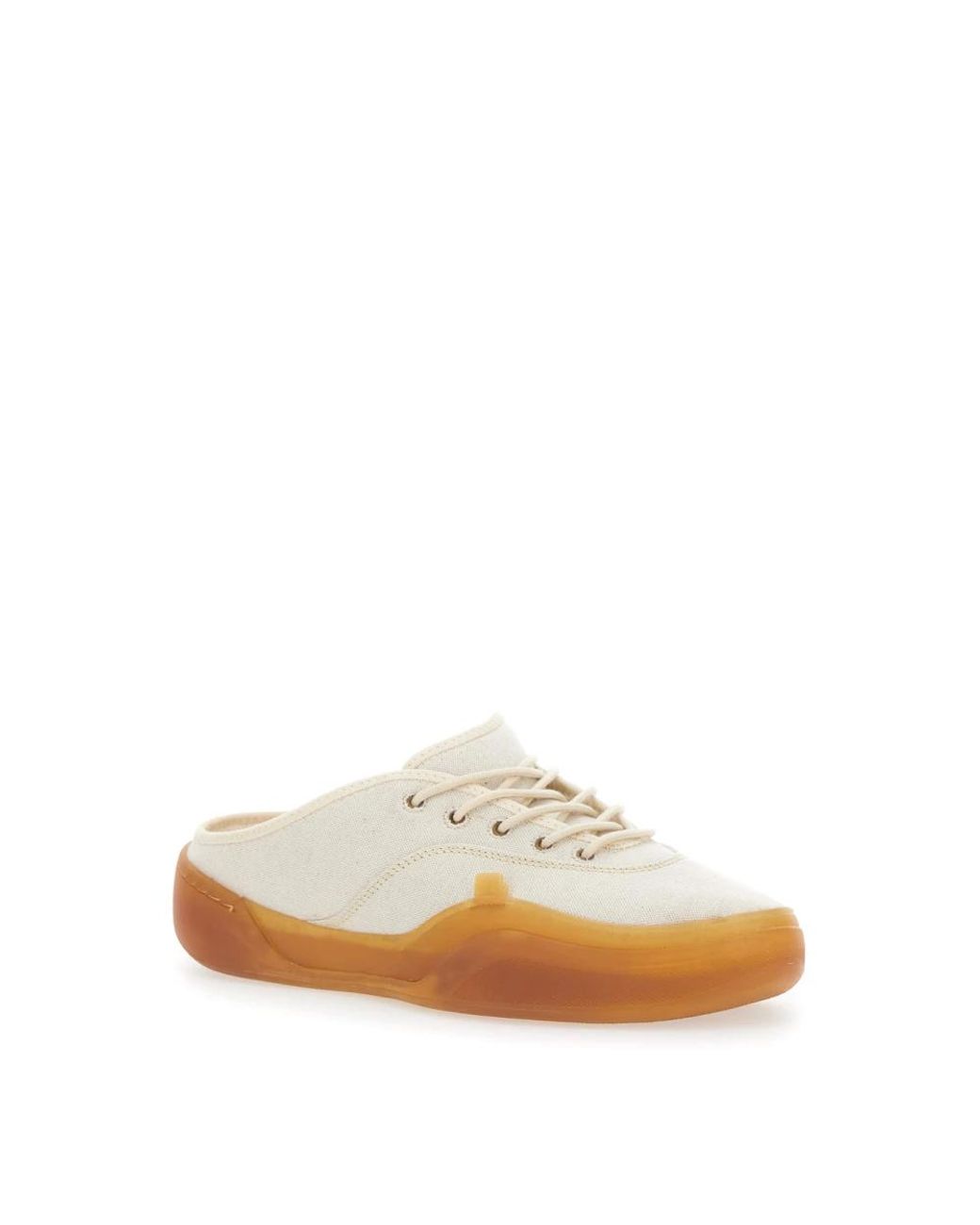 ERL White Skate Mules for men