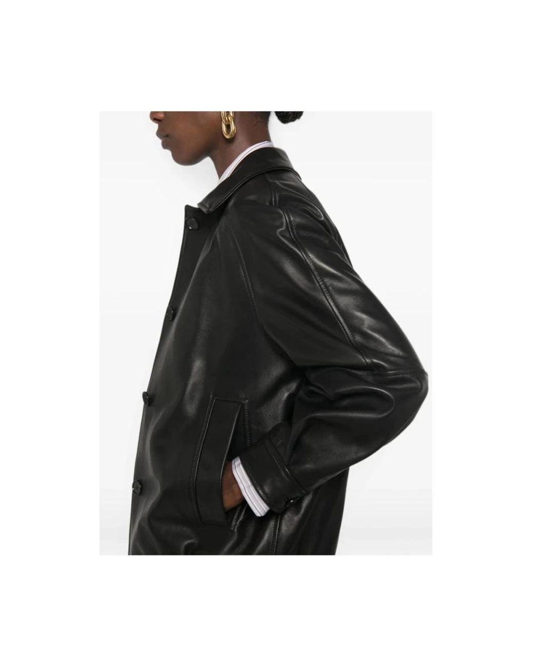 Salvatore Santoro Black Leather Jackets