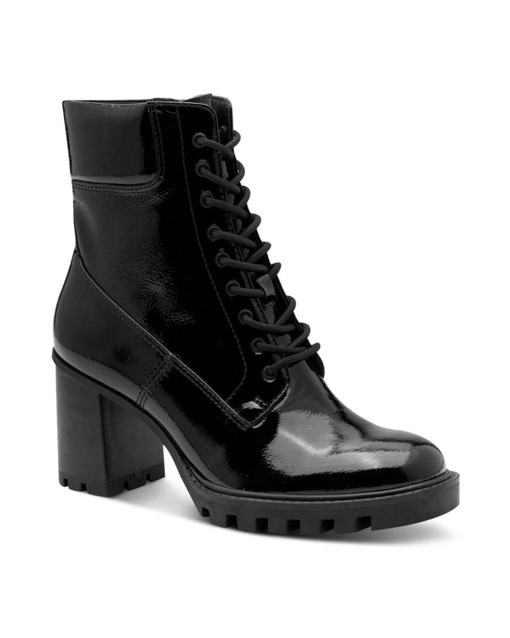 Tamaris Black Lace-Up Boots