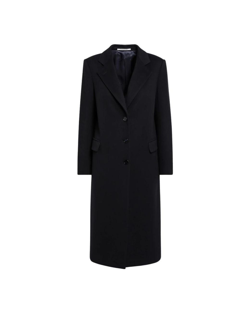 Single-Breasted Coats Tagliatore de color Black