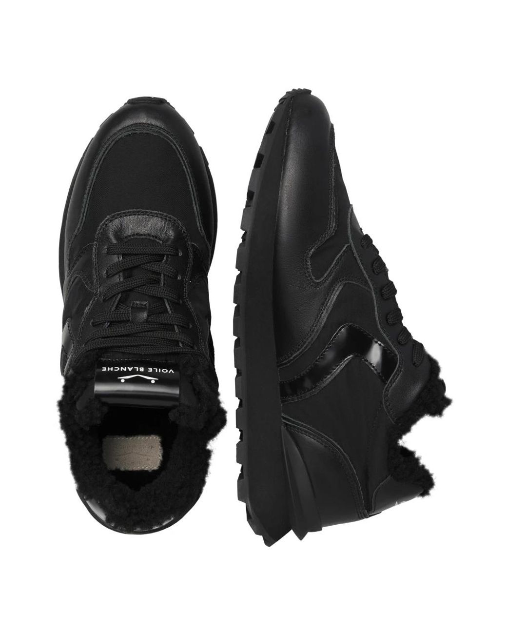Voile Blanche Black Sneakers for men