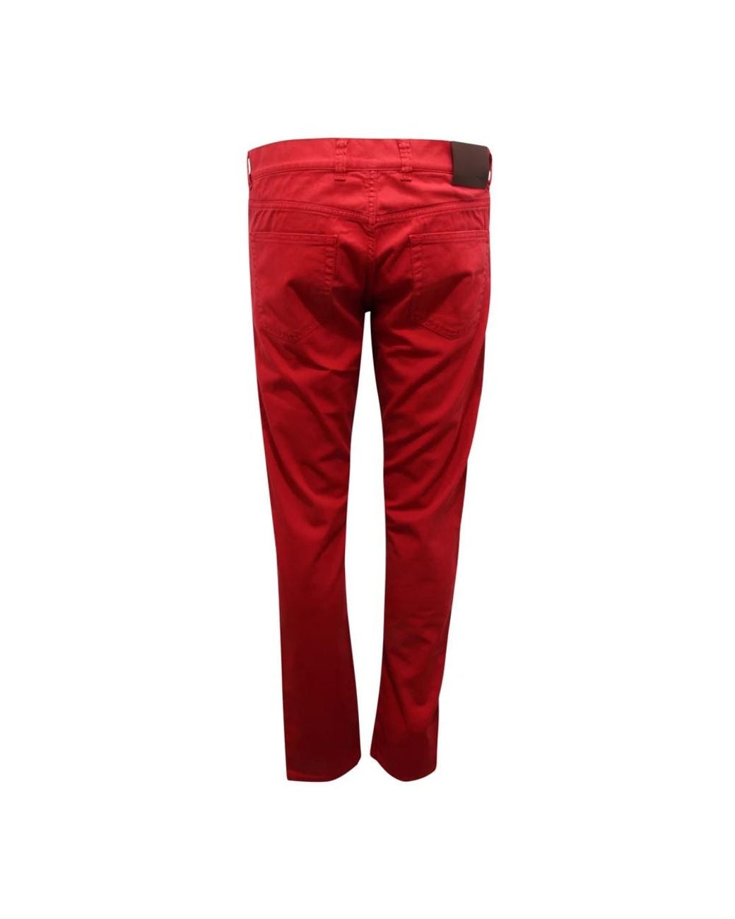 Chinos Canali de hombre de color Red