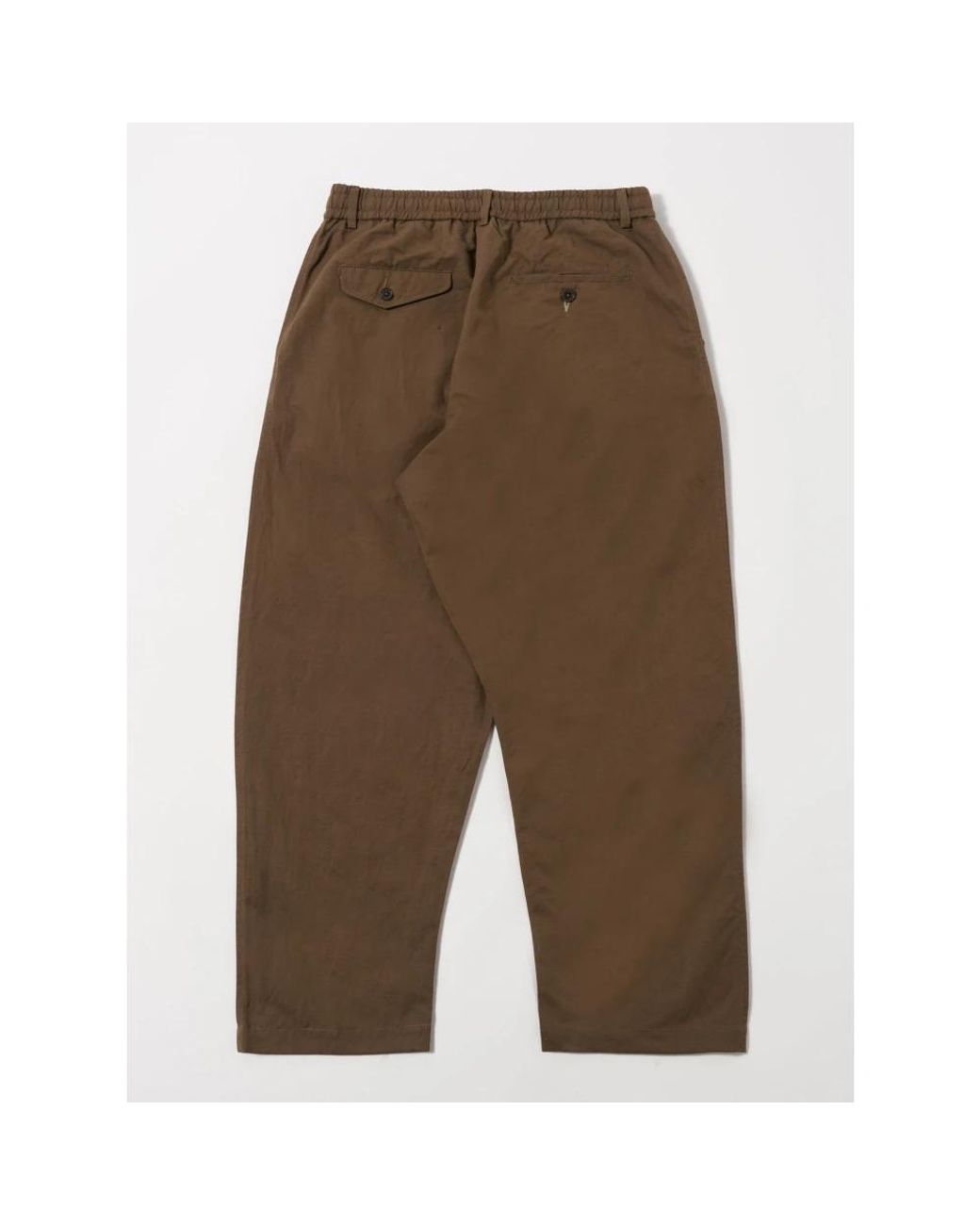 Universal Works Brown Wide Trousers for men