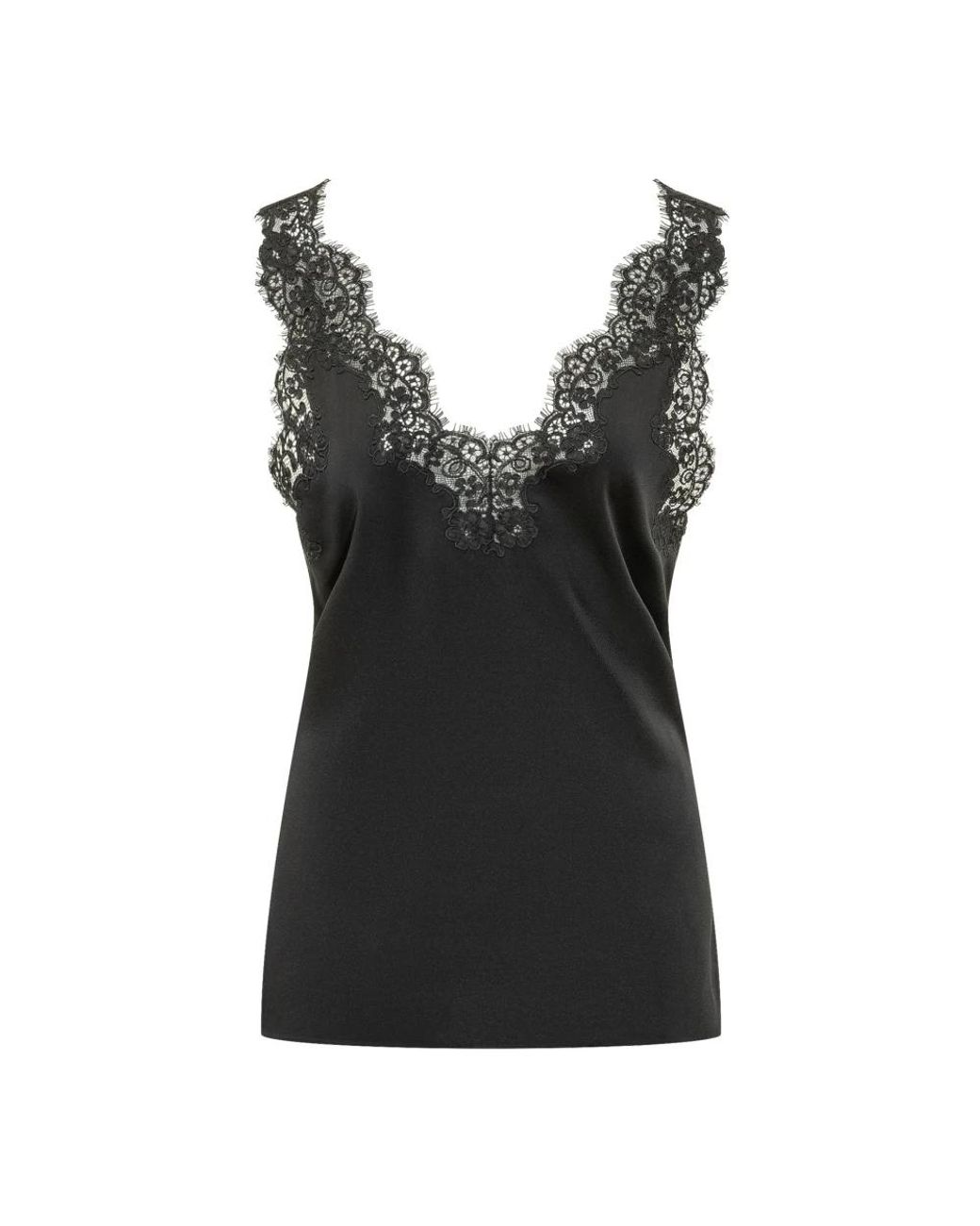 Stella McCartney Black Sleeveless Tops