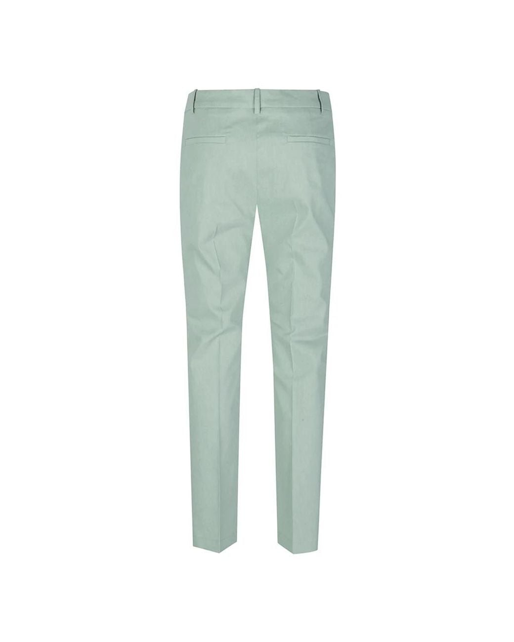Pinko Green Slim-Fit Trousers