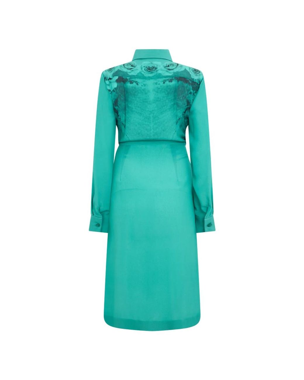 Alberta Ferretti Blue Shirt Dresses