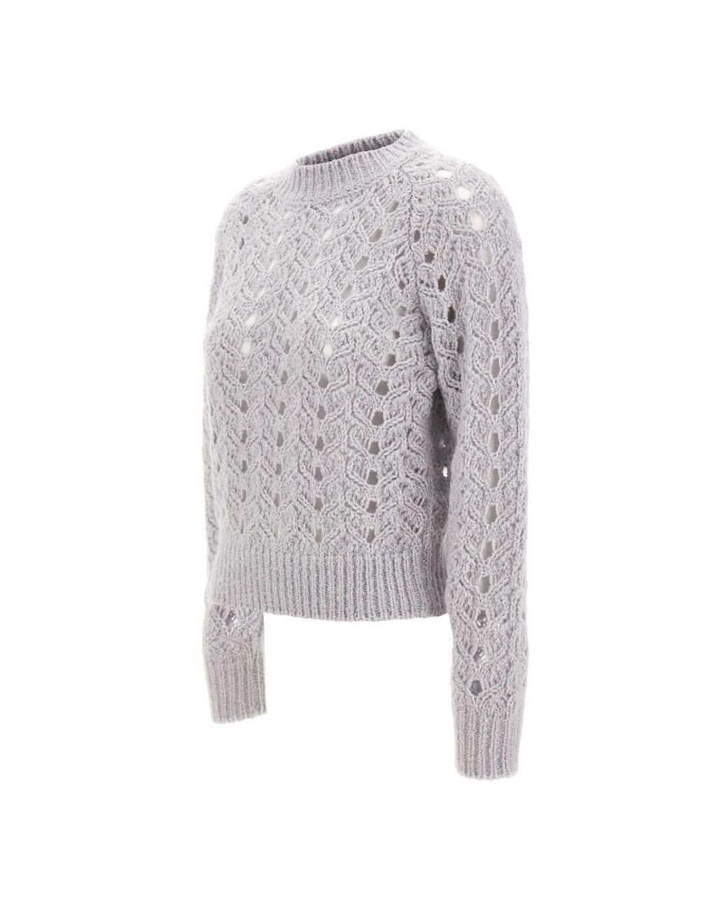 Eleventy Gray Round-Neck Knitwear