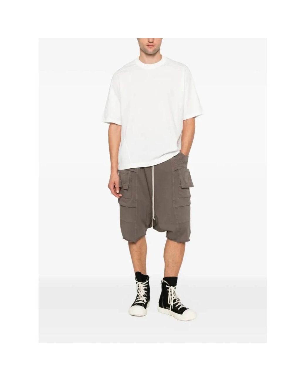 Rick Owens White T-Shirts for men