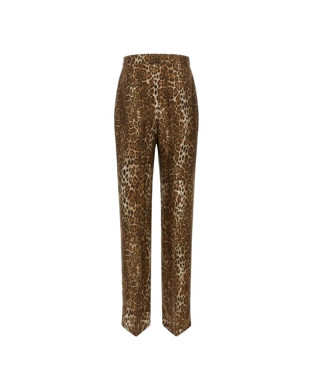 Max Mara Brown Straight Trousers