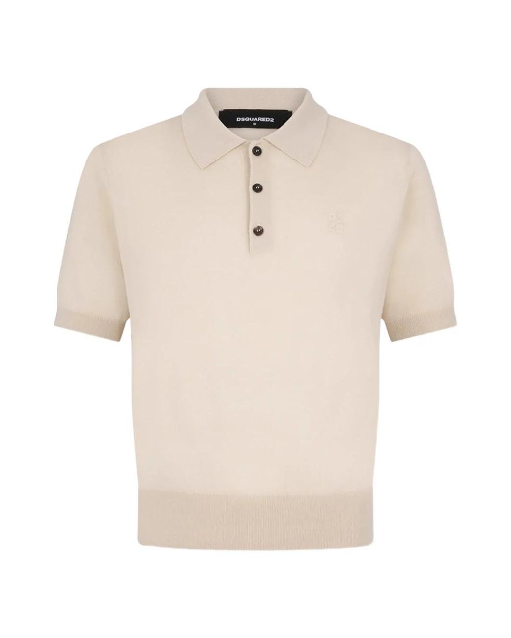 DSquared² Truien & Vesten ,Rondgebreide Bovenkleding in het Natural voor heren