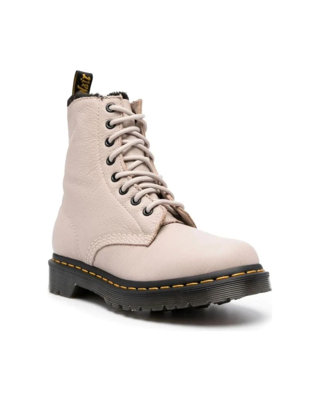 Dr. Martens Natural Lace-Up Boots