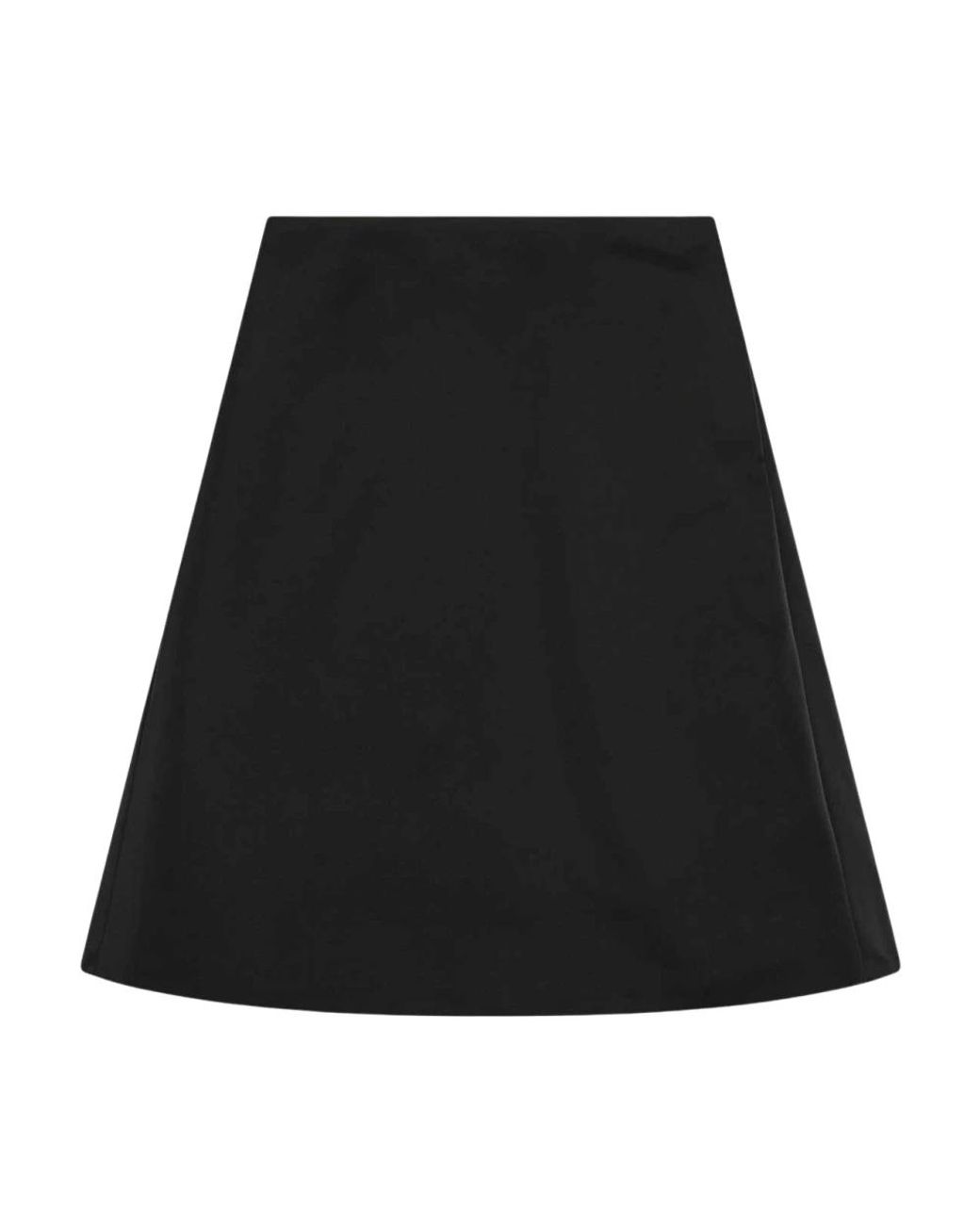 McQueen Rokken ,Zwart ,Leer Asymmetrische Rok in het Black