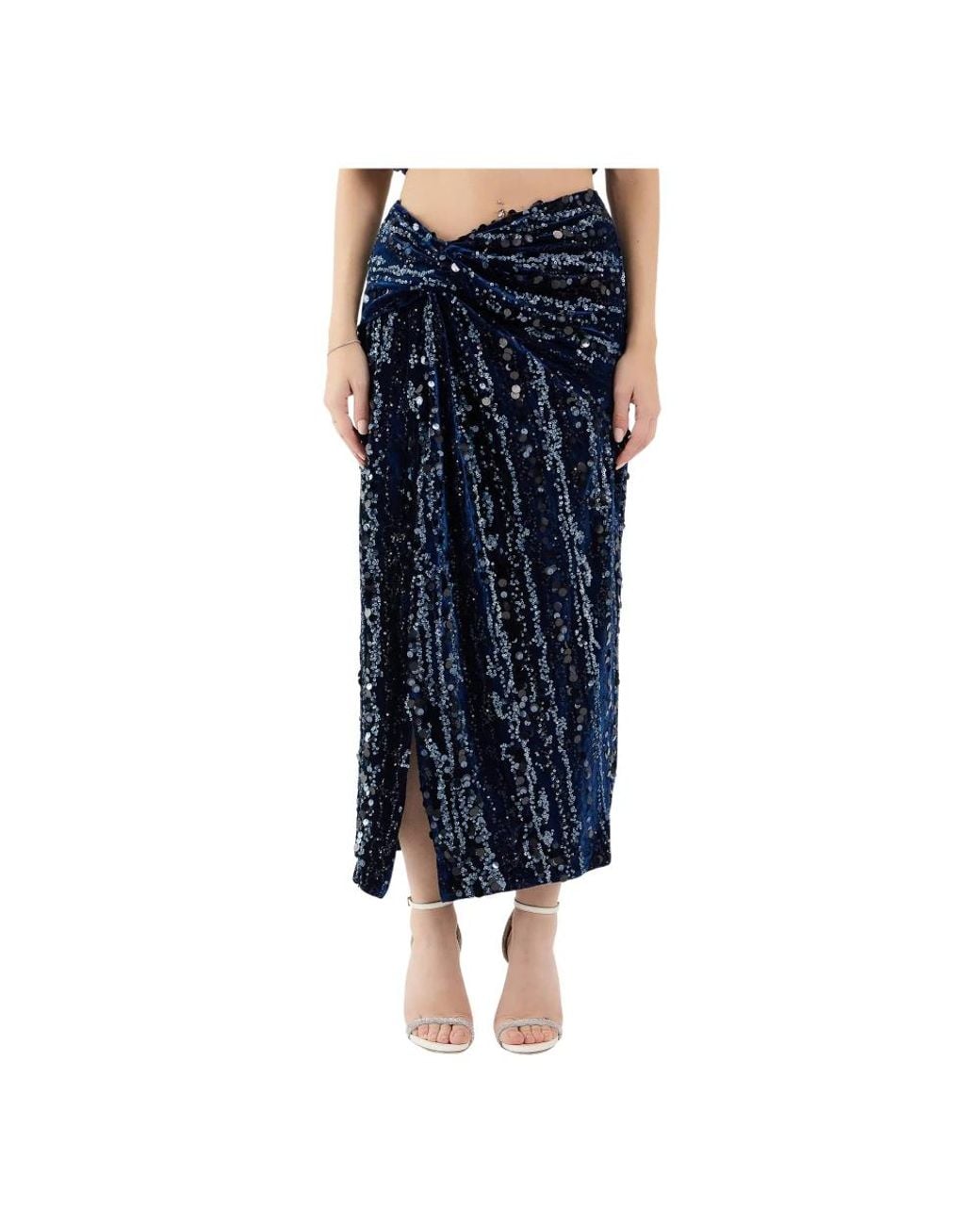 Sabina Musayev Blue Maxi Skirts